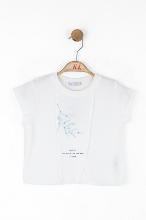 تي شيرت بناتي من عمر 4 إلى 8 سنوات 38510 - 3