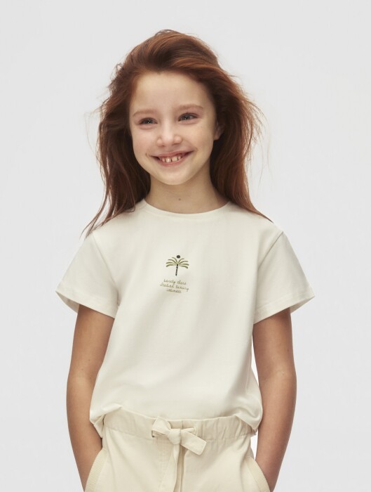 تي شيرت بناتي من عمر 8 إلى 14 سنة 38423 - 1