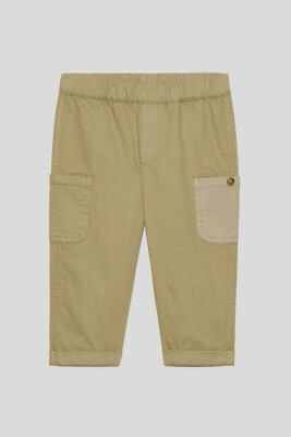 Erkek Çocuk Pantolon 9Ay-3 Yaş 68607 Haki - NK KİDS