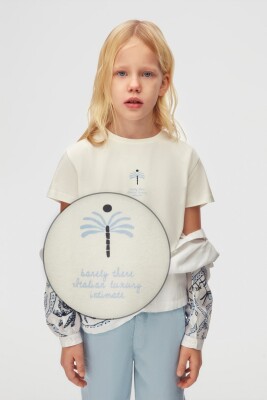 تي شيرت بناتي من عمر 8 إلى 14 سنة 38423 - 3