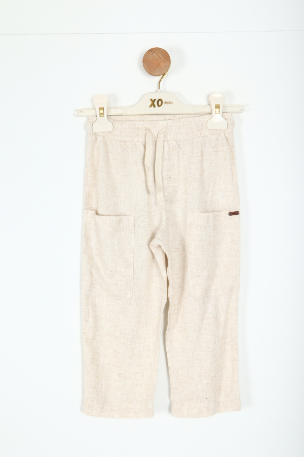 Erkek Çocuk Pantolon 1-4 Yaş 68604 Krem - 3