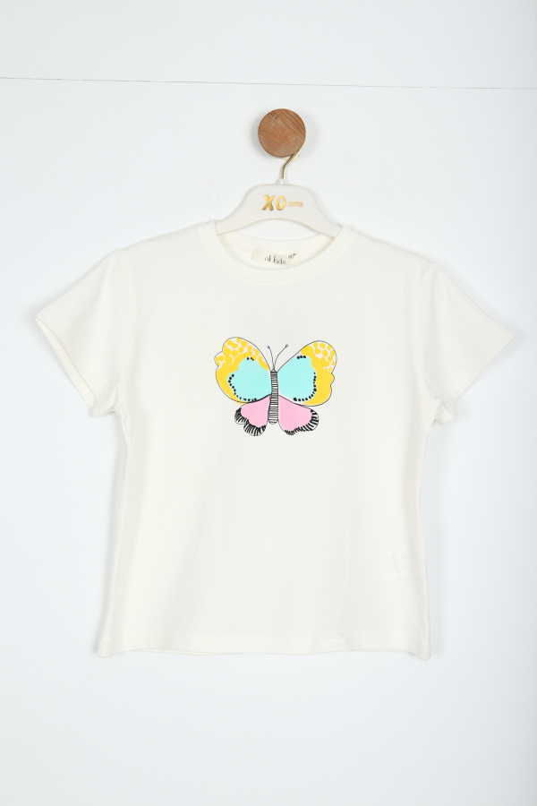 تي شيرت بناتي من عمر 4 إلى 8 سنوات 38575 - 1