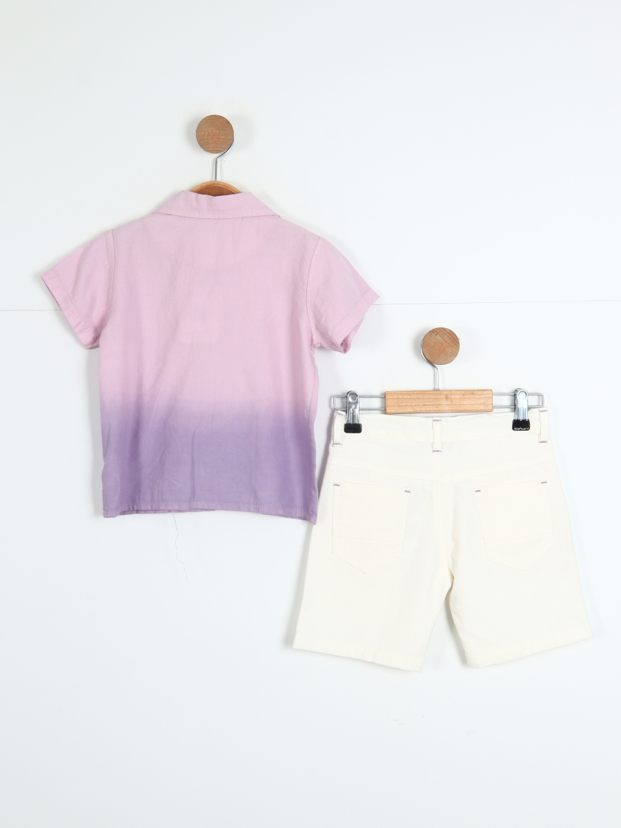 Erkek Çocuk Kombin Takmı 1-5 Yaş SET0330 Beyaz - 4