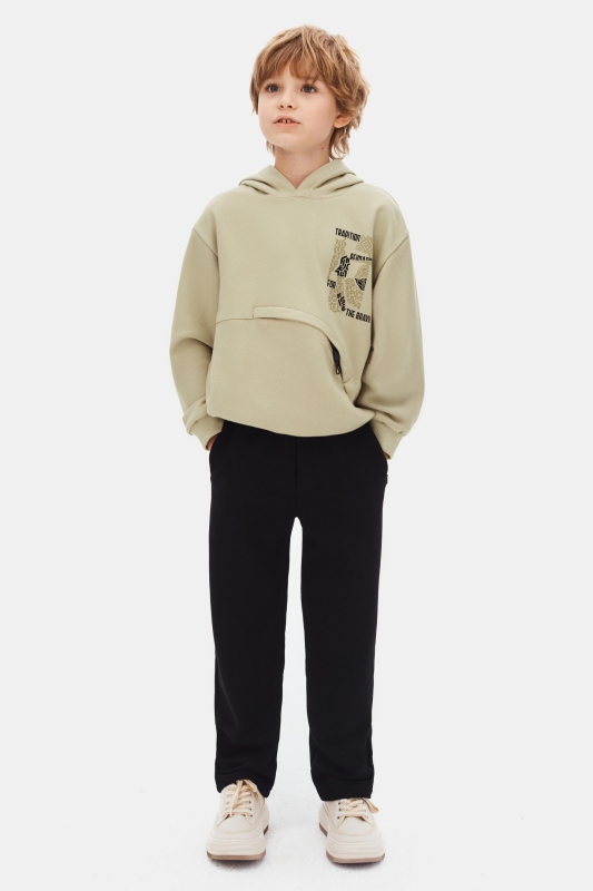 Erkek Çocuk Swaetşirt 8-14 Yaş 49311 Yeşil - 6