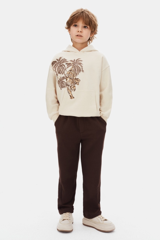 Erkek Çocuk Swaetşirt 8-14 Yaş 49312 Krem - 2