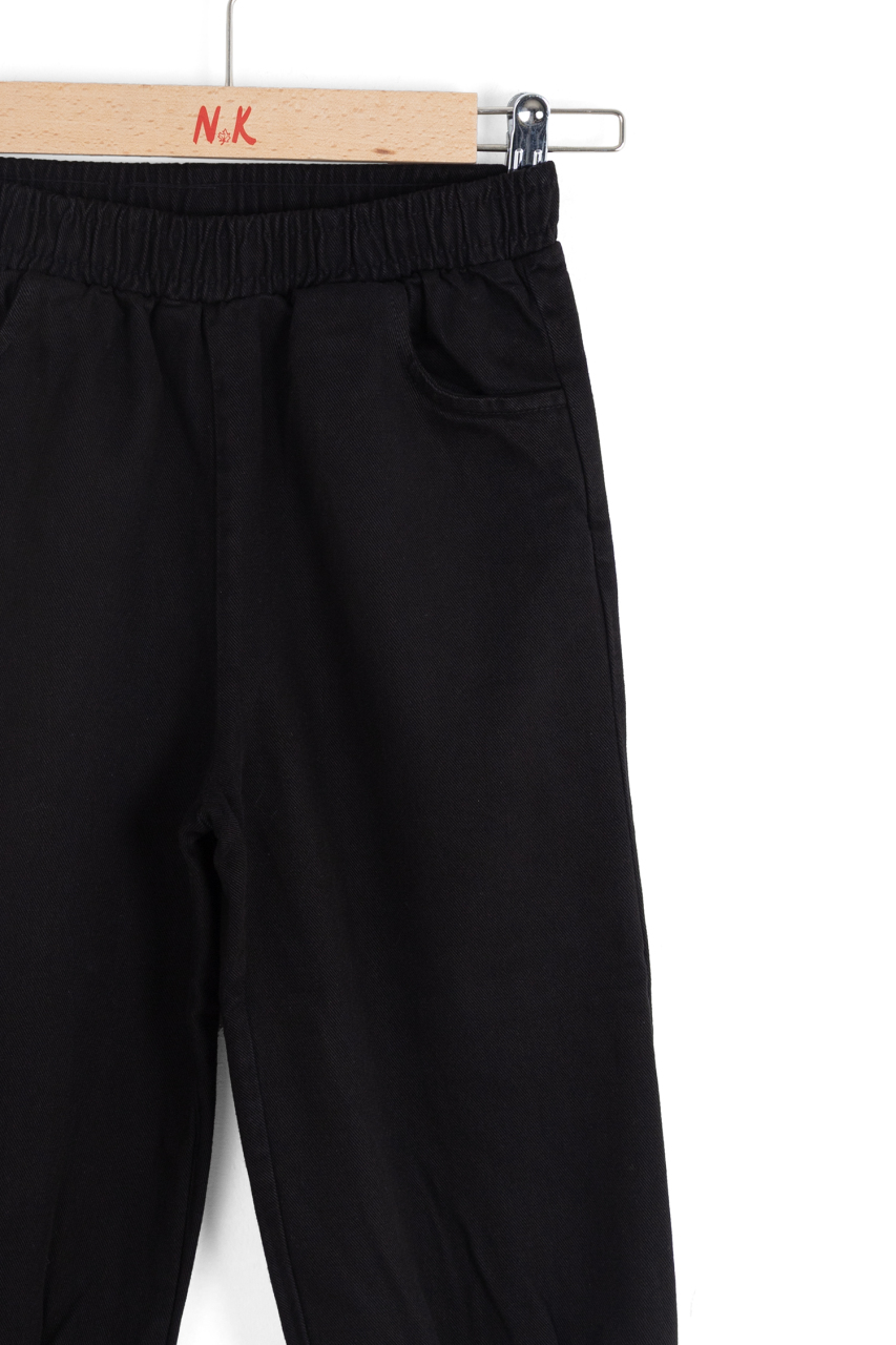 Kız Çocuk Pantolon 4-8 Yaş 59523 Siyah - 3