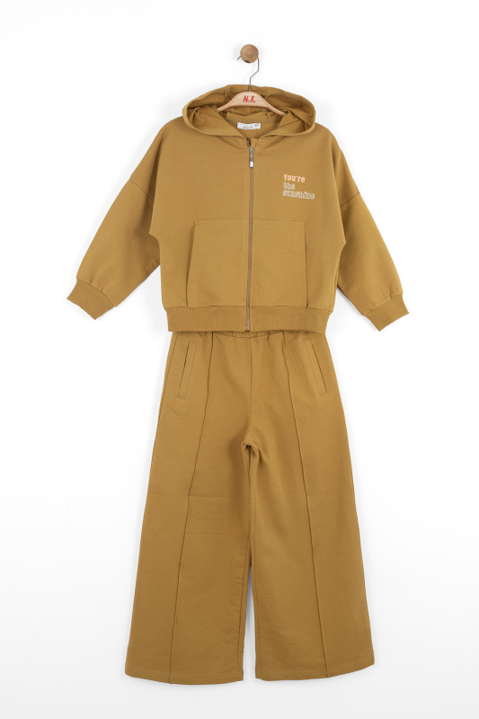 Kız Çocuk Eşofman Takım 8-14 Yaş 19301 Hardal - 6