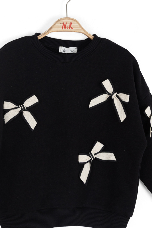 سويت شيرت بناتي من عمر 4 إلى 8 سنوات 39508 - 3