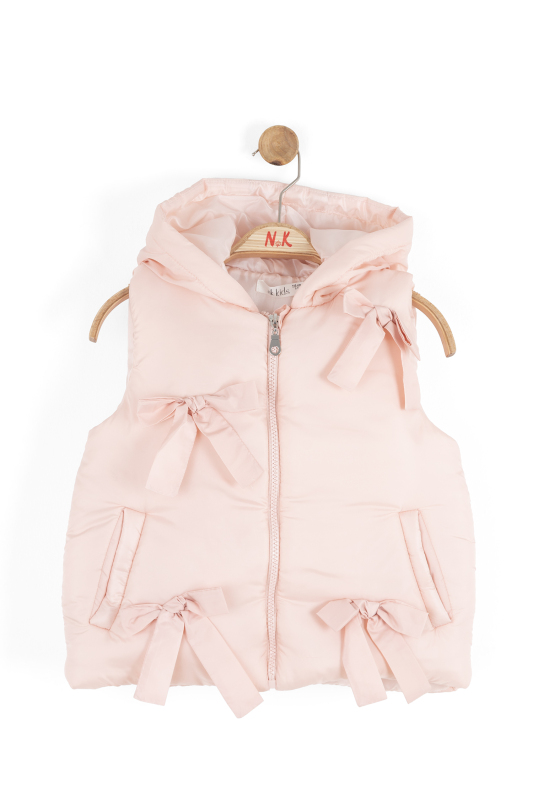 Kız Çocuk Yelek 4-8 Yaş 39526 Pembe - 2