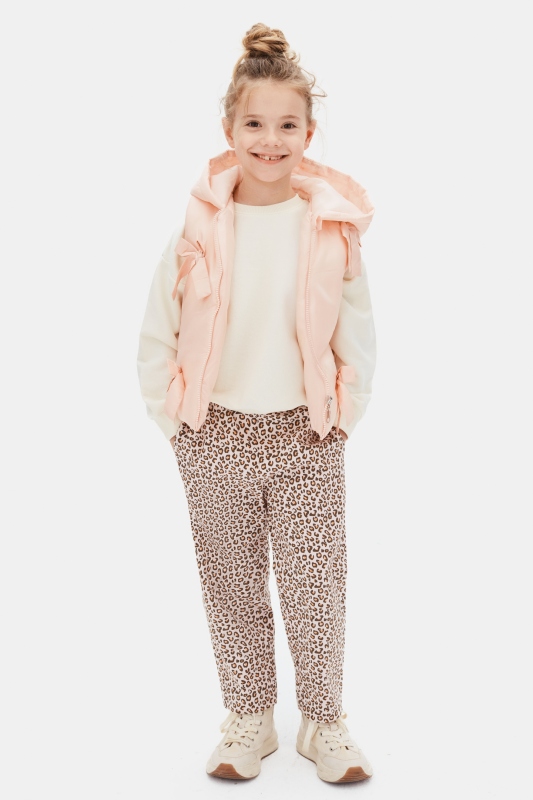 Kız Çocuk Yelek 4-8 Yaş 39526 Pembe - 7