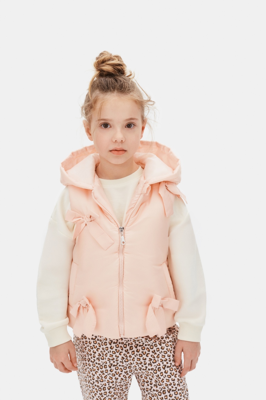 Kız Çocuk Yelek 4-8 Yaş 39526 Pembe - 9