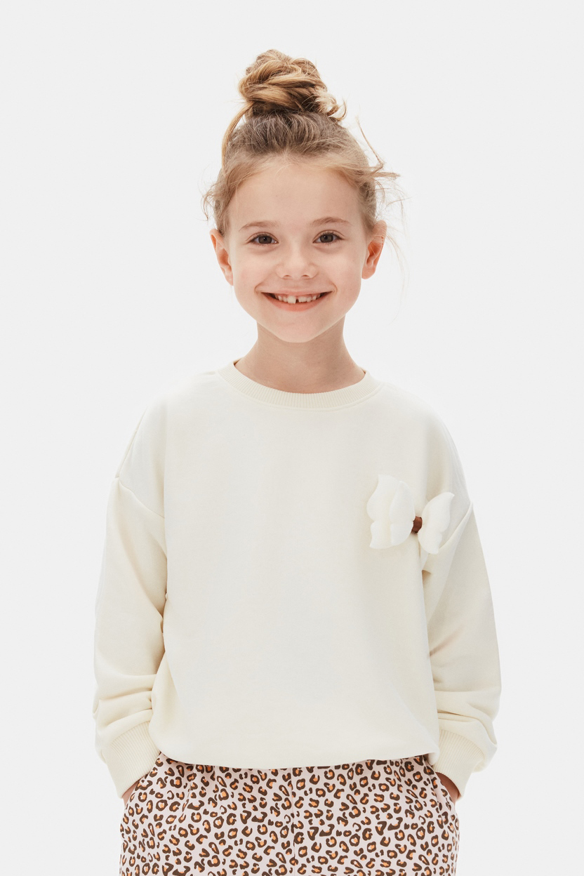 سويت شيرت بناتي من عمر 4 إلى 8 سنوات 39515 - 1