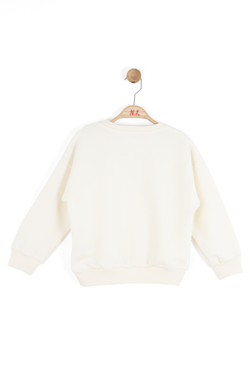 سويت شيرت بناتي من عمر 4 إلى 8 سنوات 39515 - 3