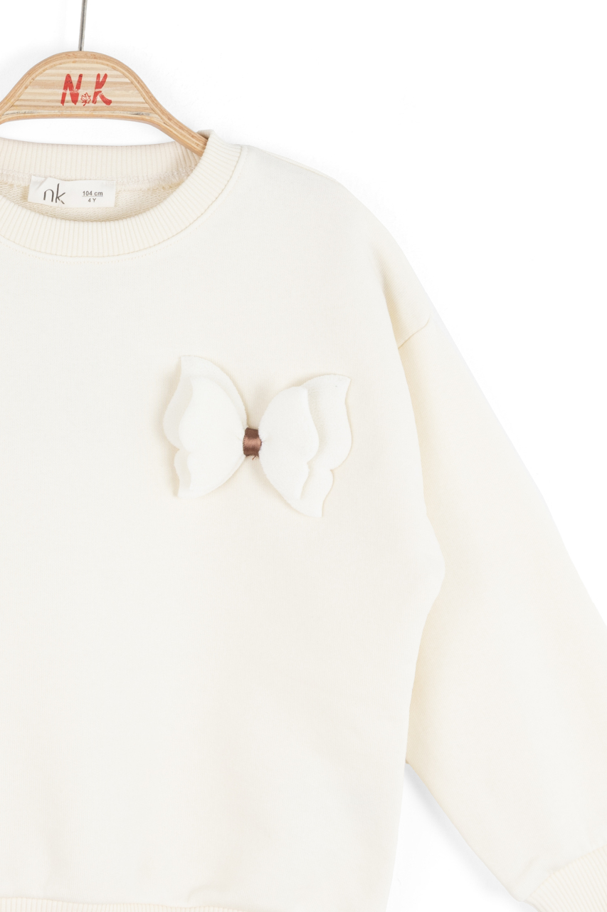 سويت شيرت بناتي من عمر 4 إلى 8 سنوات 39515 - 4