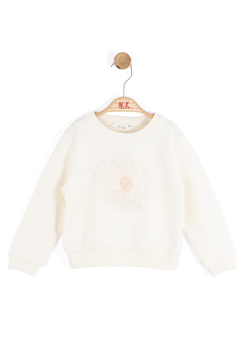 سويت شيرت بناتي من عمر 1 إلى 4 سنوات 39605 - 1