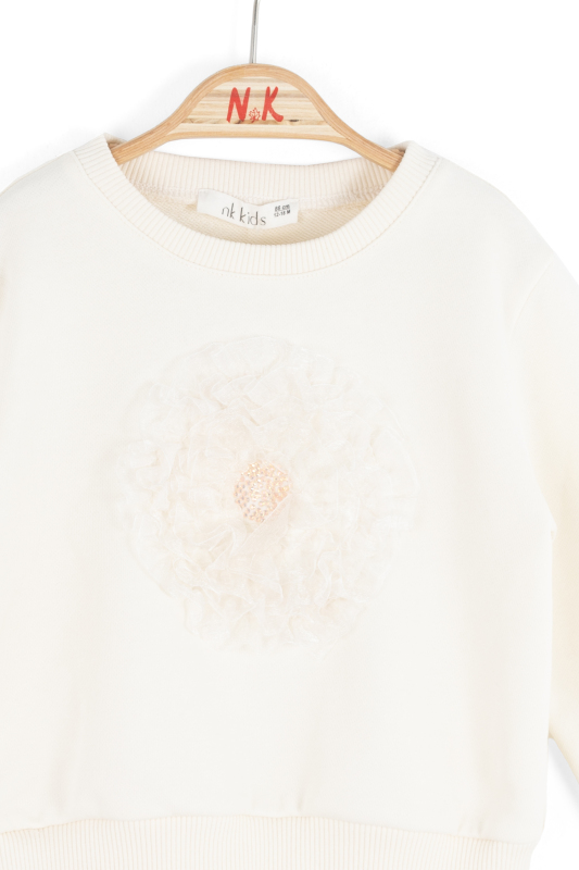 سويت شيرت بناتي من عمر 1 إلى 4 سنوات 39605 - 3