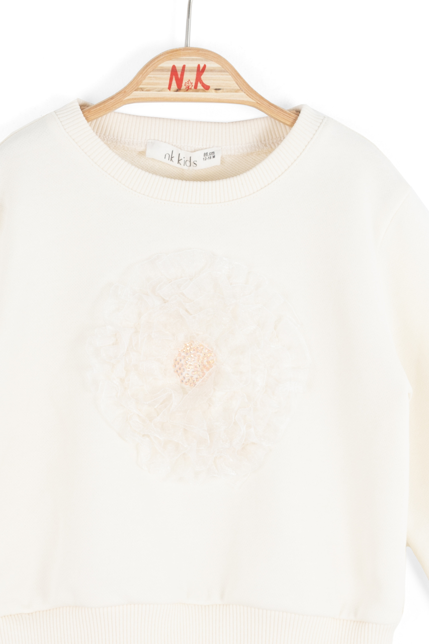 سويت شيرت بناتي من عمر 1 إلى 4 سنوات 39605 - 3