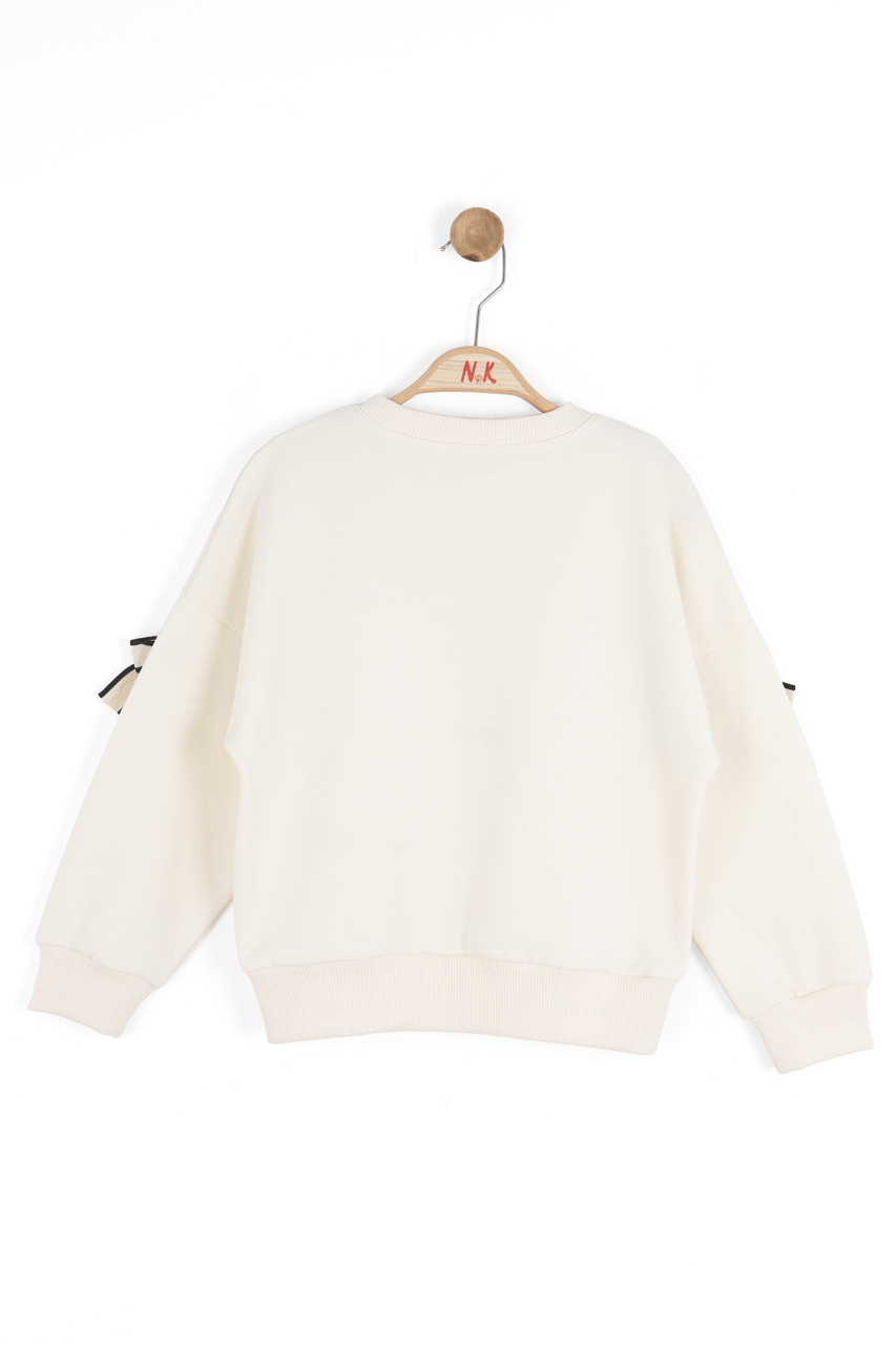 سويت شيرت بناتي من عمر 4 إلى 8 سنوات 39508 - 3