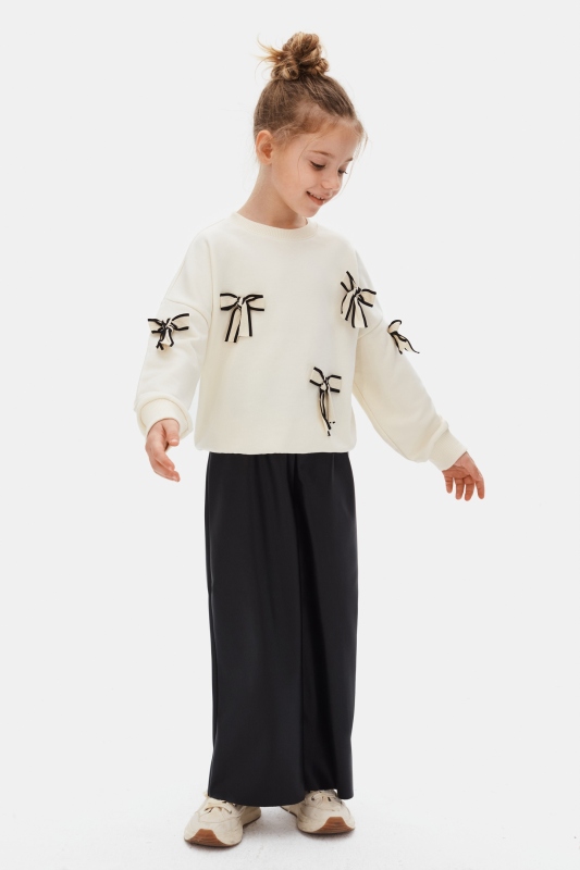 سويت شيرت بناتي من عمر 4 إلى 8 سنوات 39508 - 5