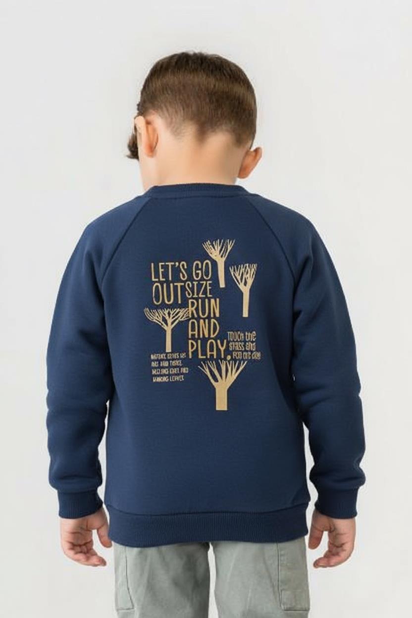 سويت شيرت للأولاد من عمر 1 إلى 4 سنوات 49610 - 2