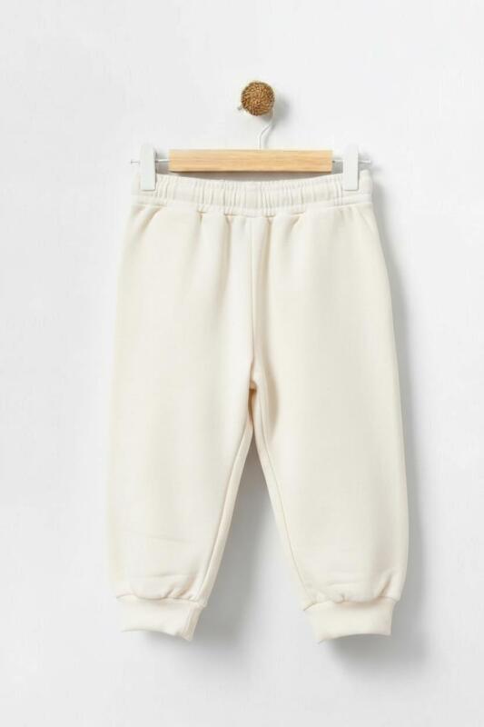 Kız Çocuk Pantolon 1-4 Yaş 59606 Krem - 2