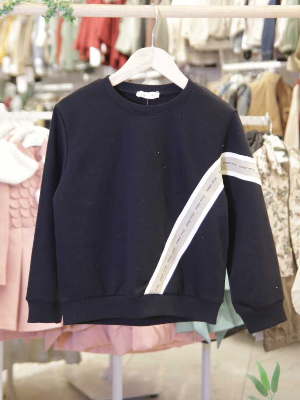 Kız Çocuk Eşofman Takım 8-14 Yaş 19308 Siyah - 5