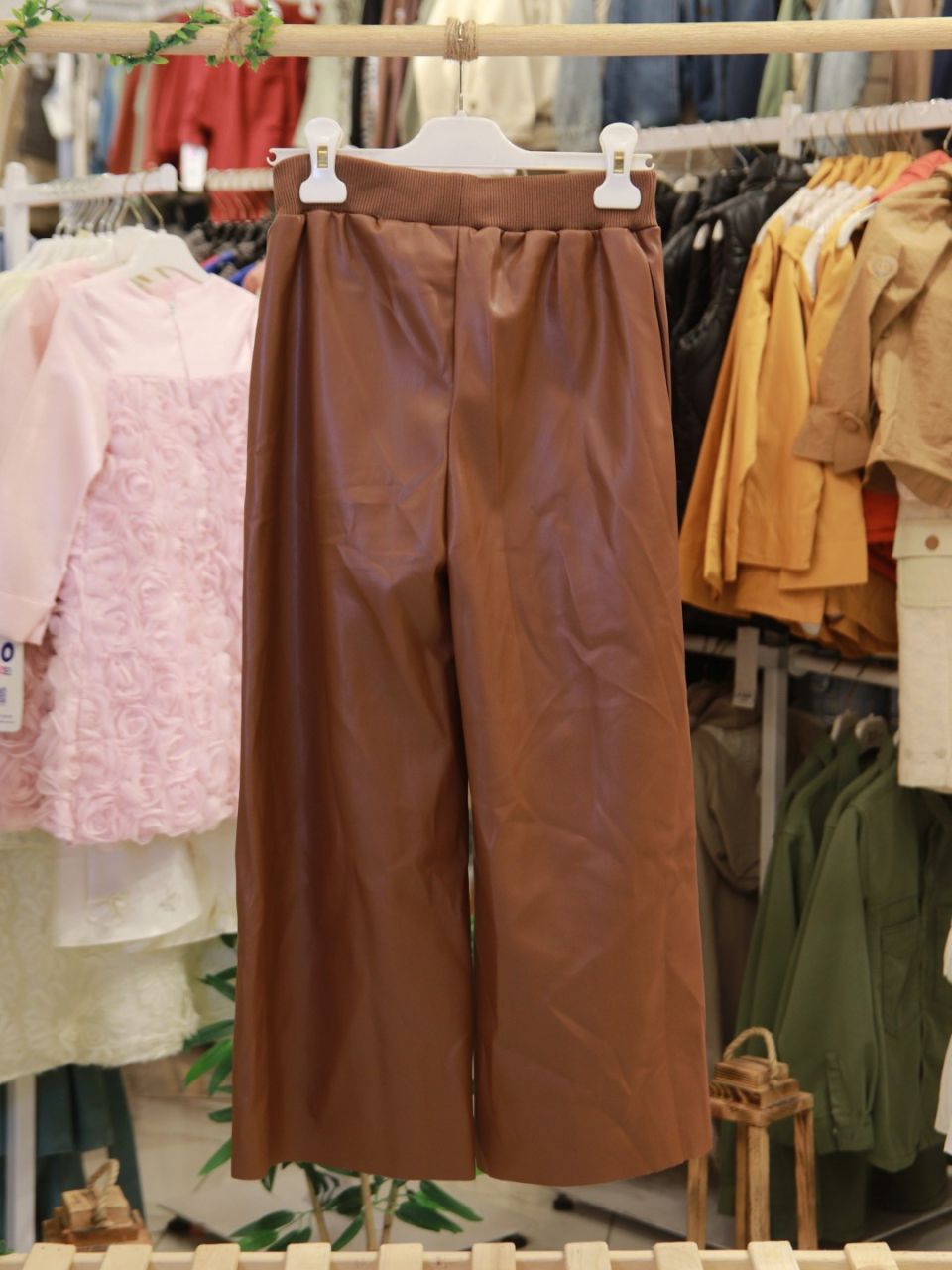 Kız Çocuk Pantolon 8-14 Yaş 59310 Kahverengi - 5