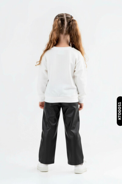 Kız Çocuk 2'li Kombin Takım 8-14 Yaş SET0389 Siyah - 2