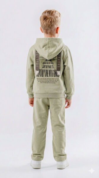 طقم بدلة مكون من قطعتين للأولاد من عمر 8 إلى 14 سنة SET0429 - 2