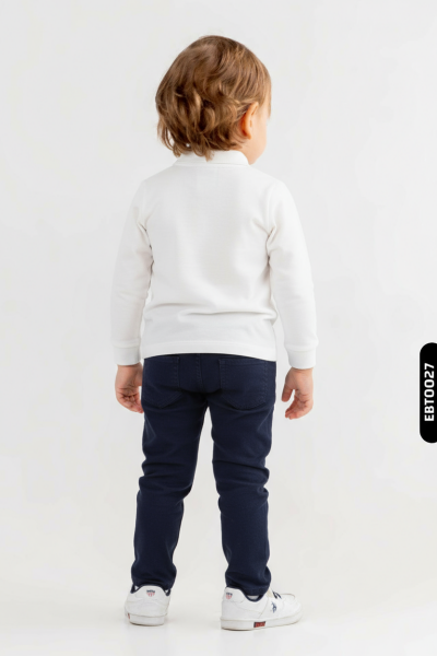 Erkek Çocuk Kombin Takmı 1-4 Yaş SET0445 Lacivert - 2