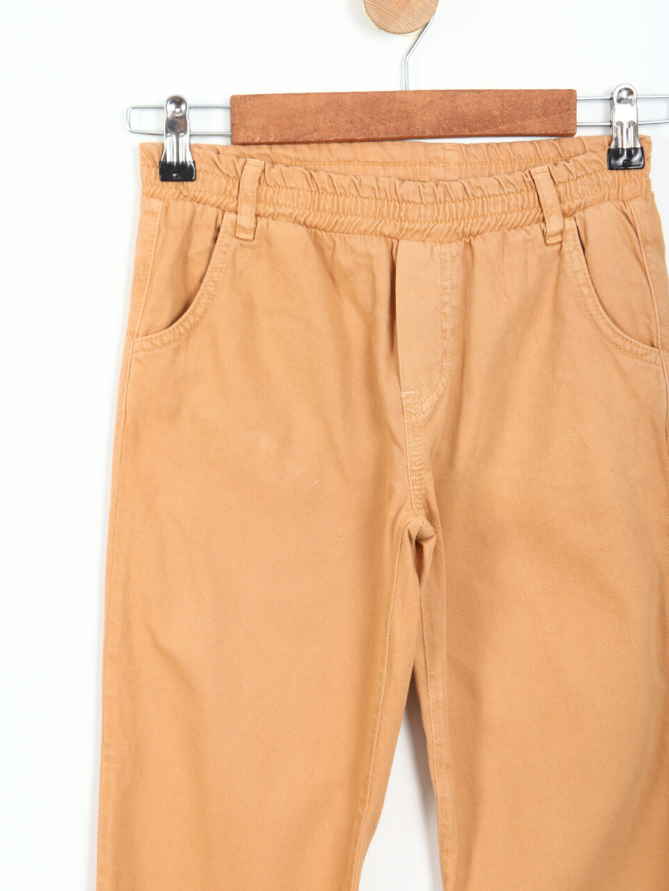 Pile Düğme Kız Pantalon 8-14 Yaş 51722 Krem - 2