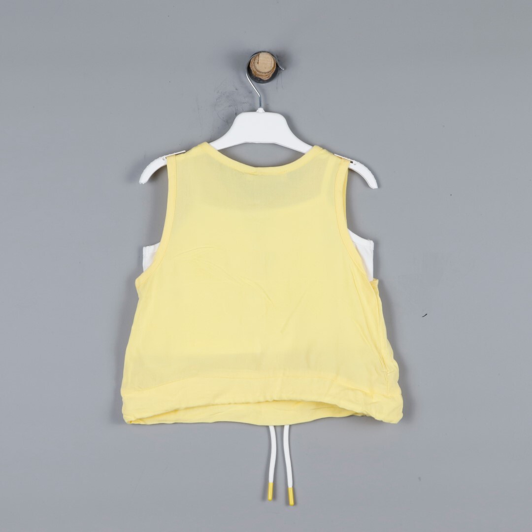 P-003461 (nk 32503) Kız Lets Go 2lı Bluz 4-8 Yaş Sarı - 3