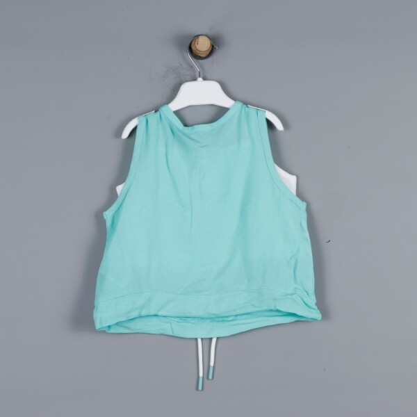 P-003461 (nk 32503) Kız Lets Go 2lı Bluz 4-8 Yaş Yeşil - Ekru - 4