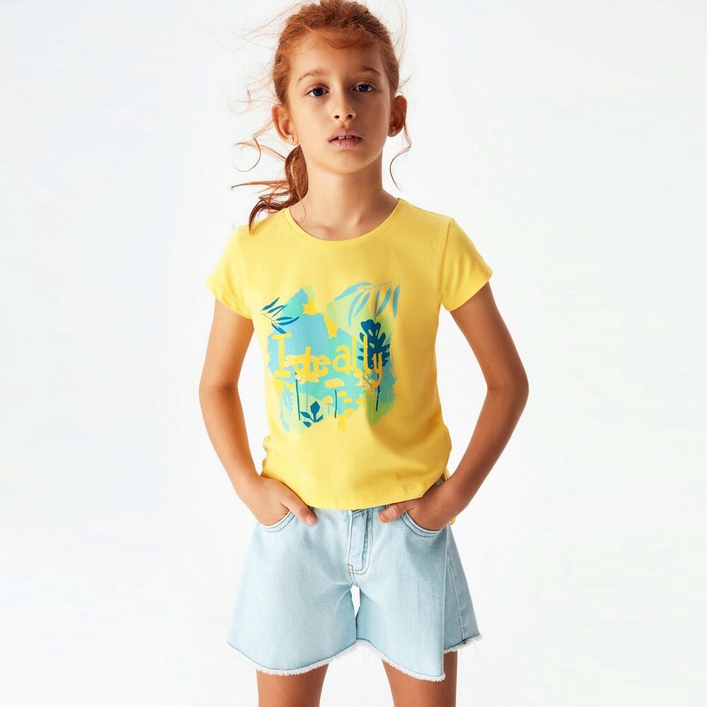 P-003491 (nk 32358) Kız İdeally Badi 8-14 Yaş Sarı - 3