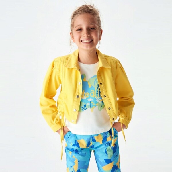 P-003491 (nk 32358) Kız İdeally Badi 8-14 Yaş Ekru - Mavi - 2