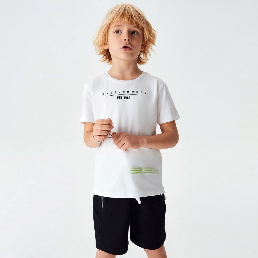 P-003937 (nk 62701) Erkek Fırst Şort 8-14 Yaş Antrasit - Yeşil - 2