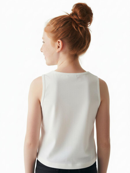 Kız Çocuk Bluz 8-14 Yaş 36401 Ekru - 2