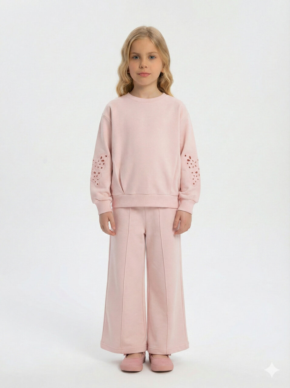 Kız Çocuk Eşofman Takım 4-8 Yaş 19504 Pembe - 1