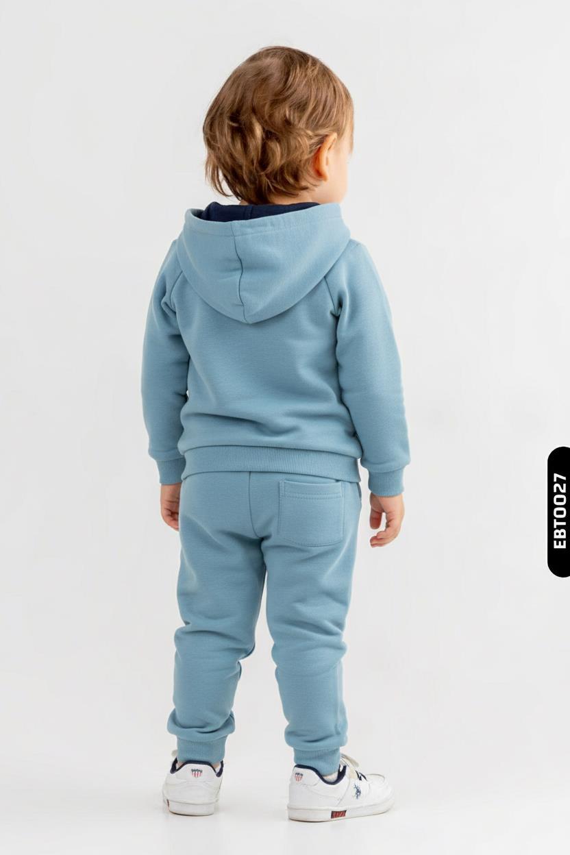 Erkek Çocuk Eşofman Takım 1-4 Yaş 29602 Mavi - 2