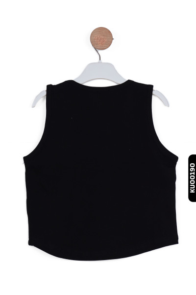 Kız Çocuk Bluz 8-14 Yaş 36401 Siyah - 3