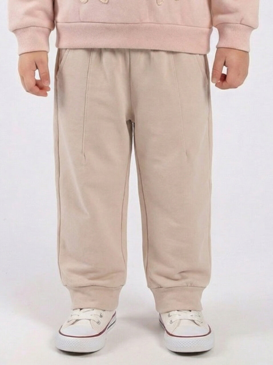 Kız Çocuk Pantolon 9aY-4 Yaş 57609 Krem - 1