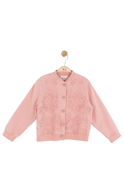 Kız Çocuk Ceket 8-14 Yaş 31318 Coral - 5