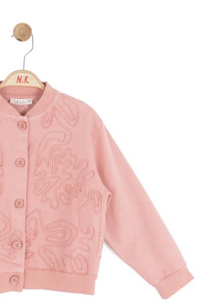 Kız Çocuk Ceket 8-14 Yaş 31318 Coral - 6