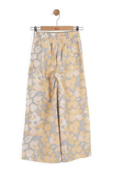 Kız Çocuk Pantolon 8-14 Yaş 51304 Sarı - 7