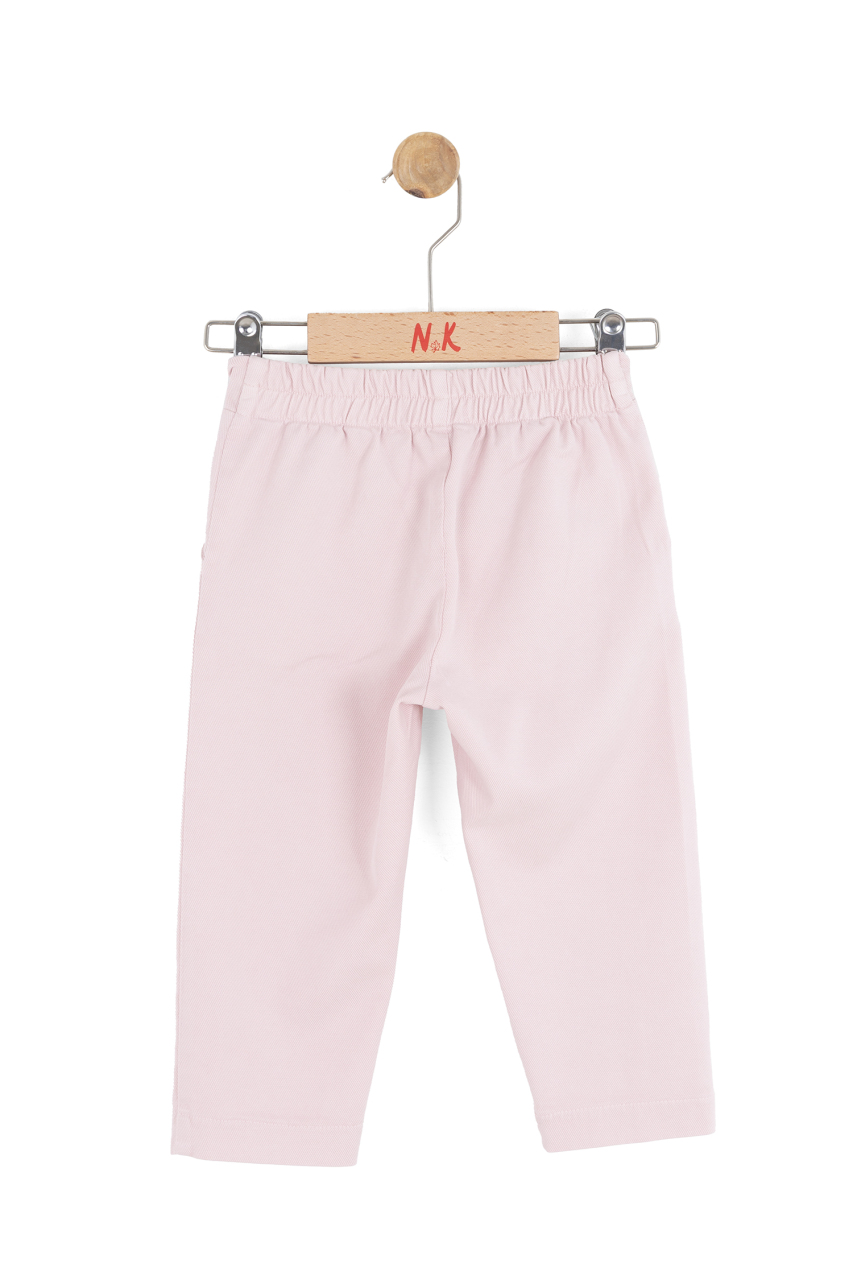 Kız Çocuk Pantolon 1-4 Yaş 51610 Pudra - 2