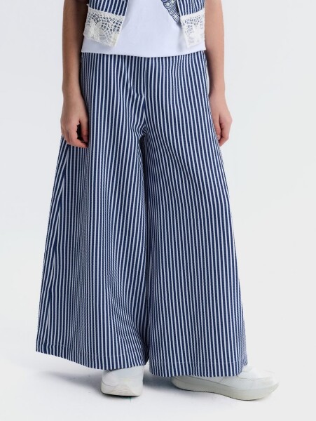 Kız Çocuk Pantolon 8-14 Yaş 51302 Lacivert - NK KİDS