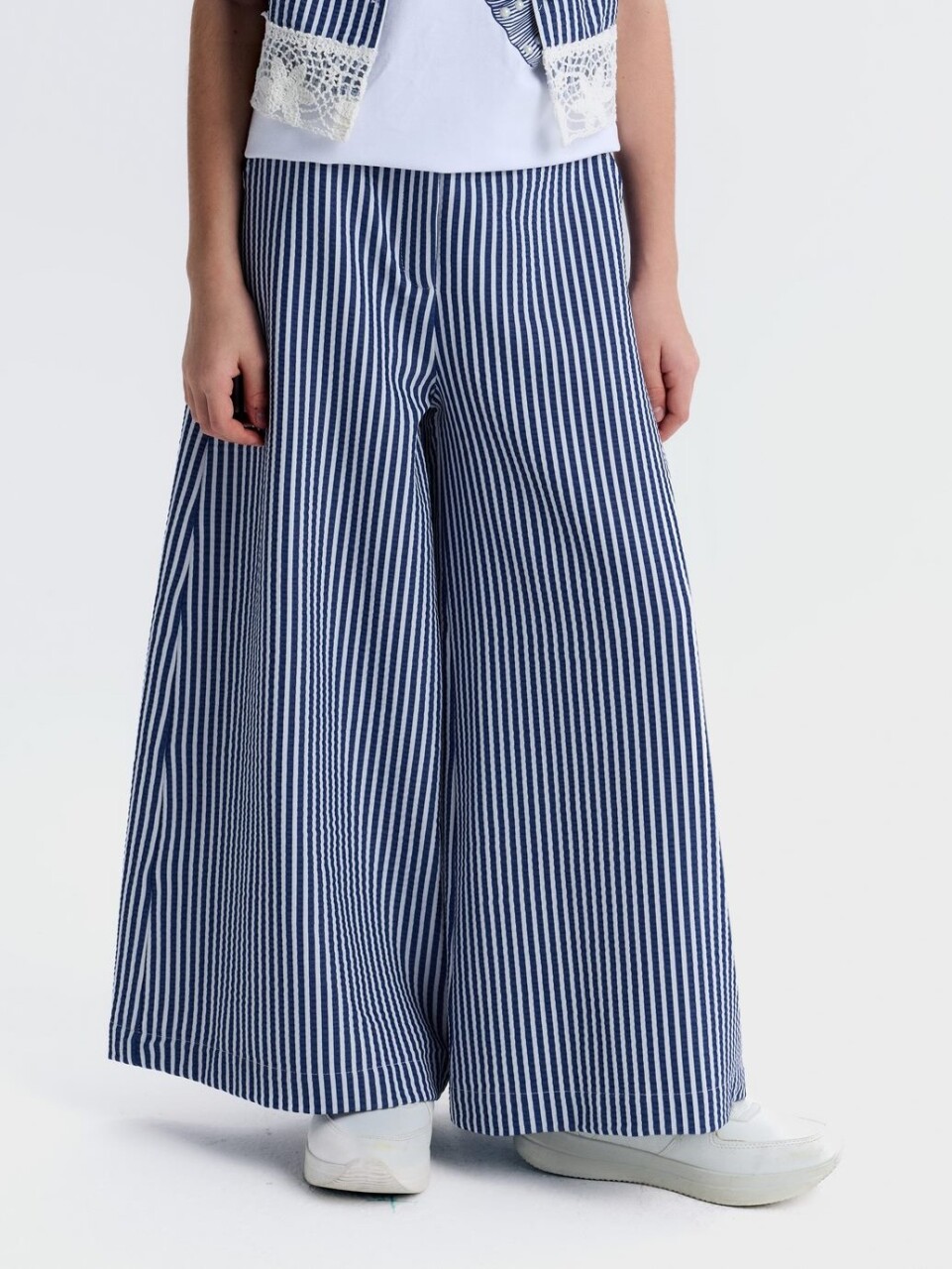 Kız Çocuk Pantolon 8-14 Yaş 51302 Lacivert - 1