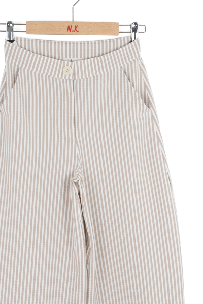 Kız Çocuk Pantolon 8-14 Yaş 51302 Vizon - 3