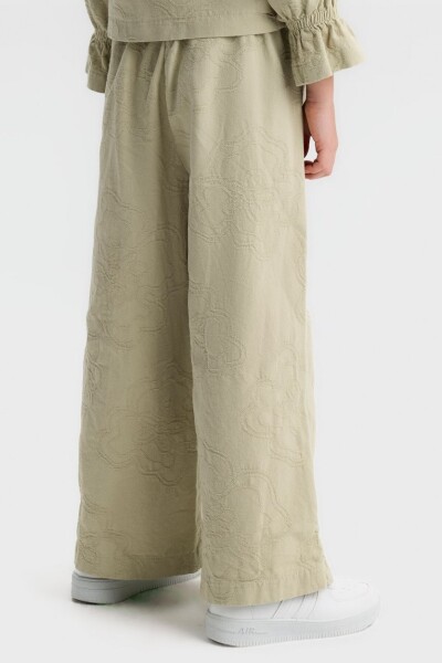 Kız Çocuk Pantolon 4-8 Yaş 51510 Yeşil - 4