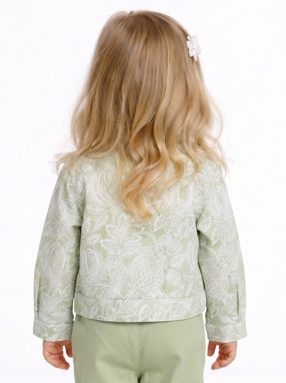 Kız Çocuk Ceket 1-4 Yaş 31613 Yeşil - 2